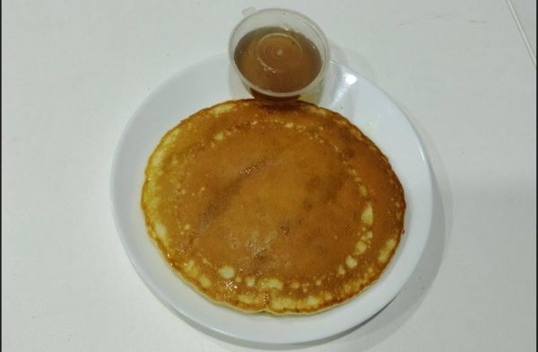 Plain (+pancake syrup)